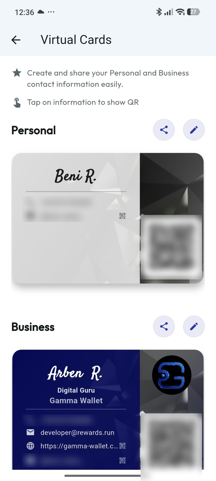 Virtual Cards